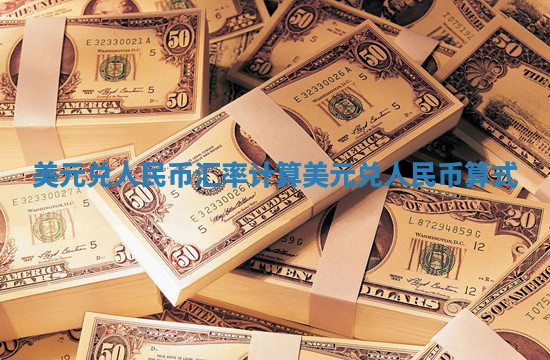 美元兑人民币汇率计算 美元兑人民币算式